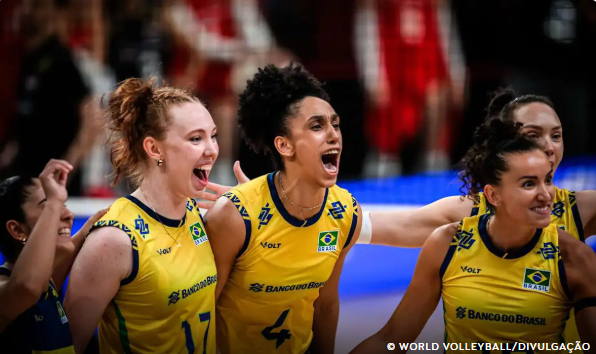 Brasil supera França por 3 sets a 2
